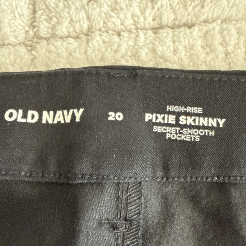 NWT Old Navy Womens Pixie SKinny‎ Pants 20 High Rise Office Casual Professional - Picture 3 of 14